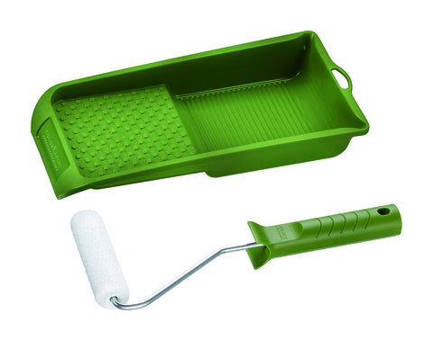 Lazúrovacia súprava – valček 10 cm/6 mm + vanička + držiak