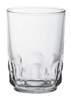 Hilal Durit sklenené poháre, 255 ml, sada 6 ks