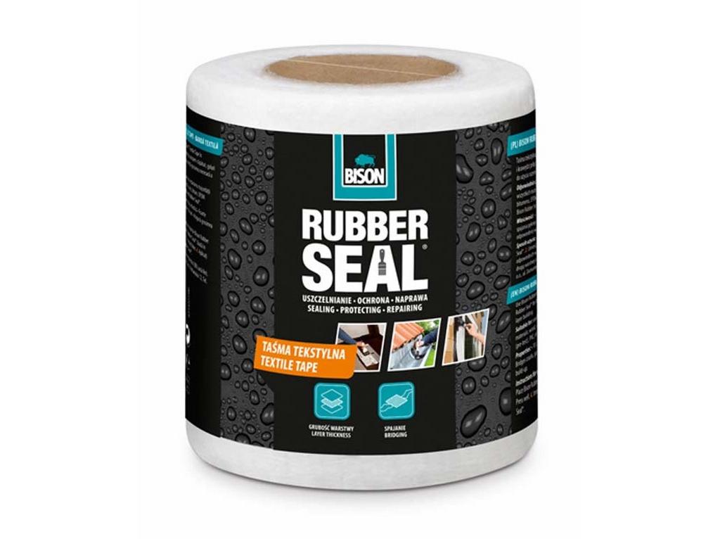 BISON RUBBER SEAL TEXTILNA PÁSKA 10CMX10M