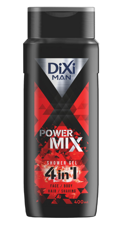 DIXI SPRCHOVÝ GÉL MAN 4V1 POWER MIX 4V1  400ML