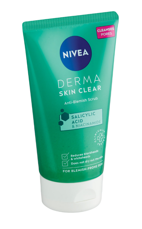 NIVEA ČISTIACI PLEŤOVÝ PEELING DERMA SKIN 150ML