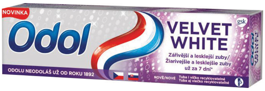 ODOL ZUBNÁ PASTA VELVET WHITE 75 ML