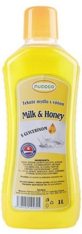 NUCCO TEKUTÉ MYDLO MILK A HONEY 1L