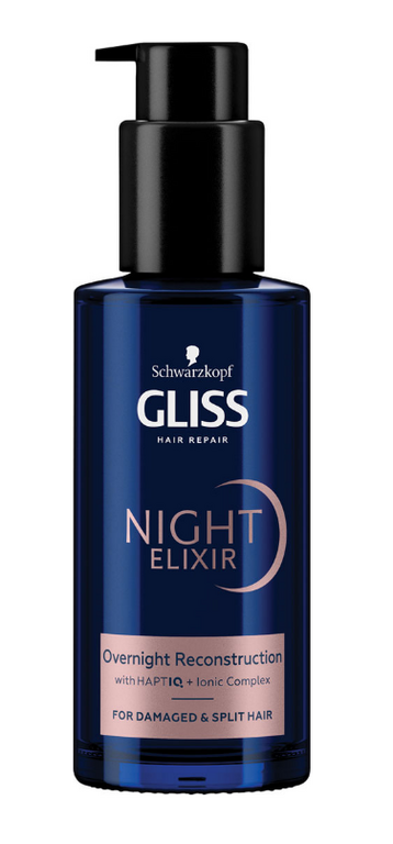 GLISS KUR NIGHT ELIXIR OVERNINGHT RECONSTRUCTION PRE VLASY S ROZŠTIEPENÝMI KONČEKMI 100ML