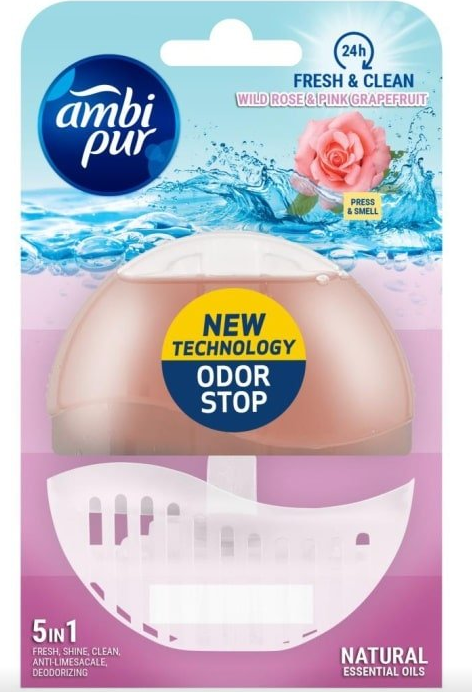 AMBI PUR WC BLOK GÉLOVÝ WILD ROSE A PINK GRAP 55ML