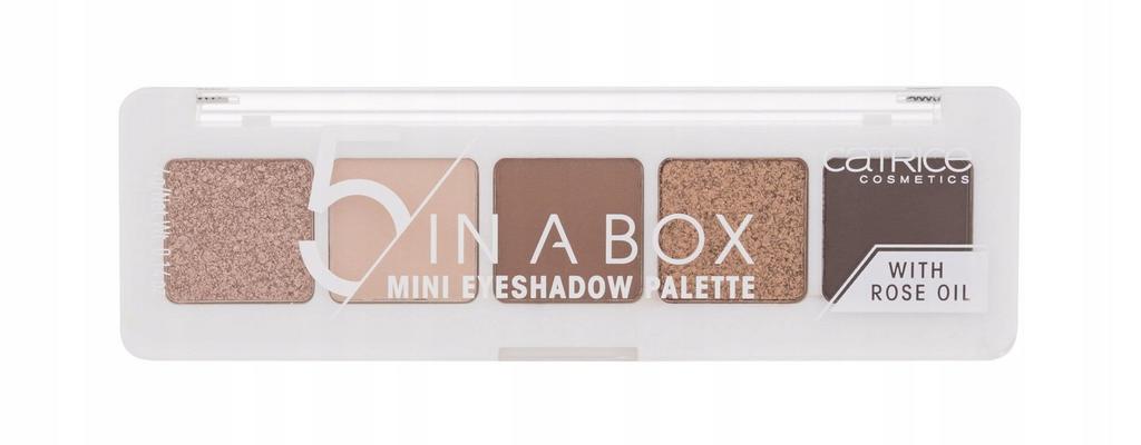Catrice 5 In A Box Mini Eyeshadow Palette, odtieň 010 Golden Nude Look