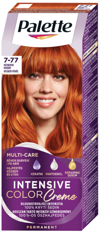 PALETTE COLOR CREME 7-77 INTENZÍVNY MEDENÝ