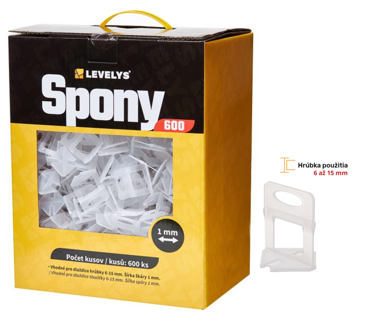 LEVELYS SPONY 1MM 600KS