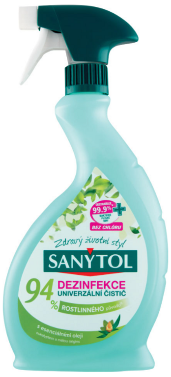 SANYTOL UNIVERZALNY ČISTIČ RASTLINNÉHO PÔVODU 500ML