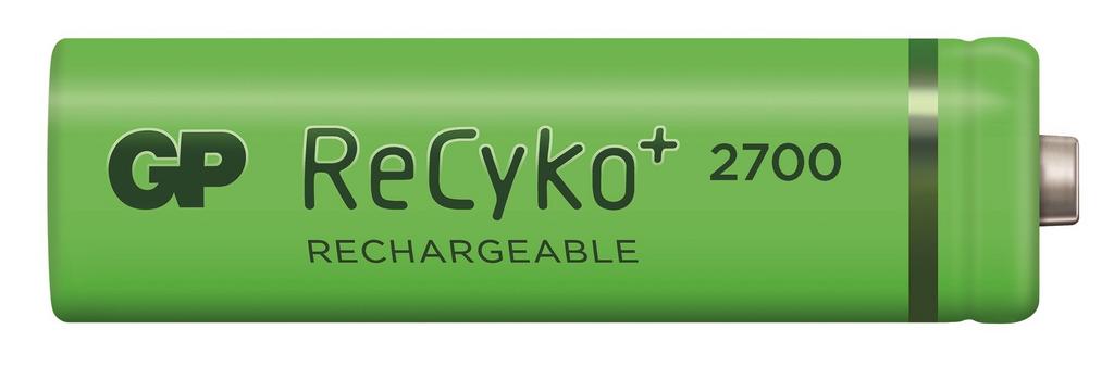 GP ReCyko+ 2700 nabíjacie batérie AA/HR6, 4 ks