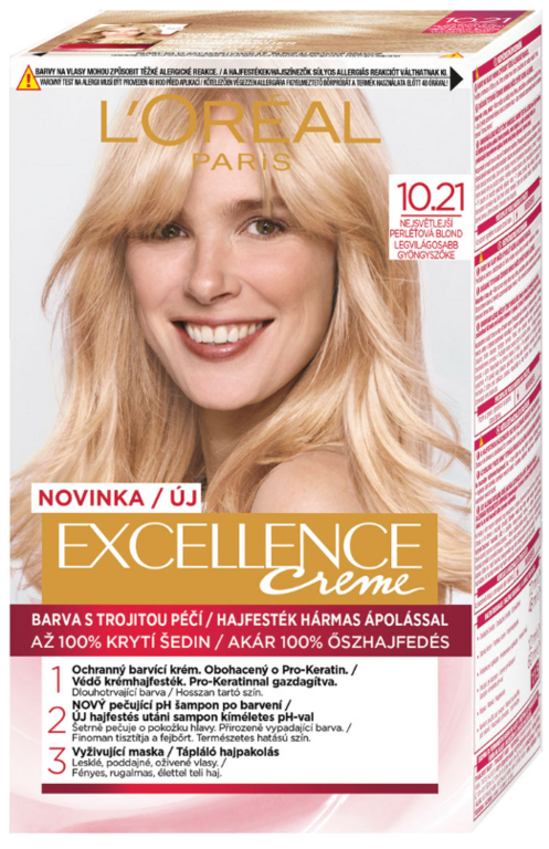 LOREAL EXCELLENCE NAJSVETLEJŠIA PERLEŤOVÁ BLOND 10.21