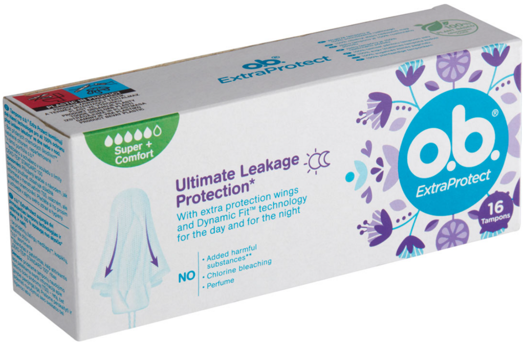 O.B.TAMPÓNY EXTRA PROTECT SUPER PLUS 16KS
