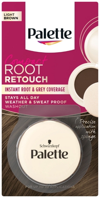 PALETTE ROOT RETOUCH PÚDER SVETLO HNEDÝ 1KS