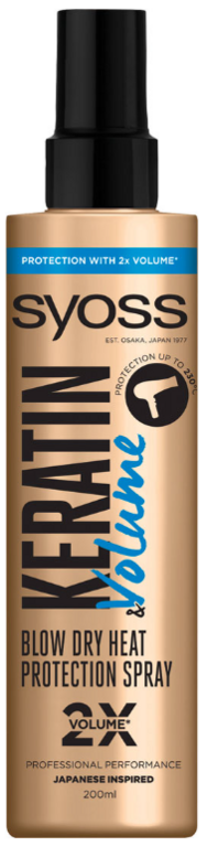 SYOSS SPREJ OCHRANA PRED TEPLOM  KERATIN VOLUME 200ML