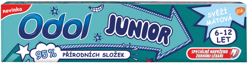 ODOL ZUBNÁ PASTA JUNIOR 6-12 ROKOV 50ML