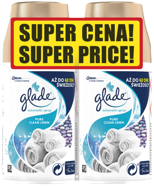 Glade Automat náhradná náplň Vôňa čistoty, 2 x 269 ml
