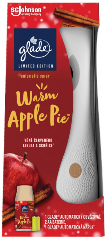 GLADE AUTOMATICKÝ OSVIEŽOVAČ VZDUCHU STROJČEK WARM APPLE PIE 269ML