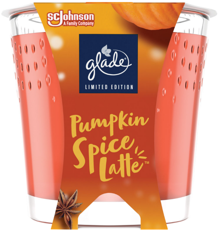 GLADE SVIEČKA PUMPKIN SPICE LATTE 129G