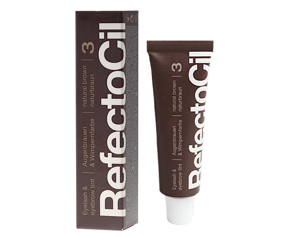 RefectoCil farba na obočie a riasy č. 3 Natural Brown, 15 ml