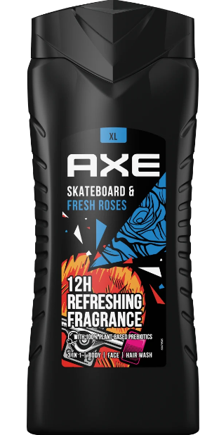AXE SPRCHOVÝ GÉL SKATEBOARD FRESH ROSES 400ML