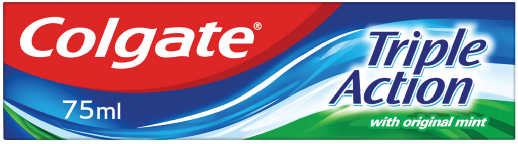 COLGATE ZUBNÁ PASTA TRIPLE ACTION WITH ORIGINAL MINT 75ML