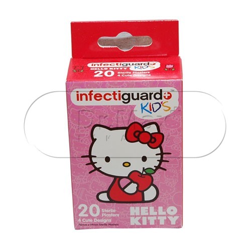 Infectiguard Detské náplasti Hello Kitty, 20 ks