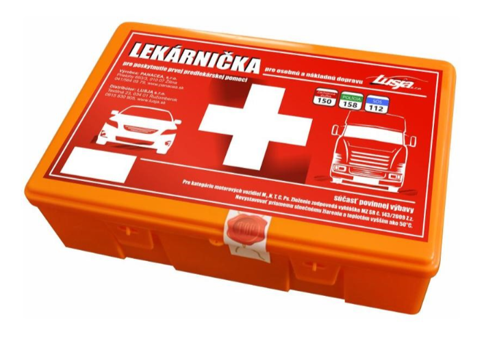 Autolekárnička C-sk-das plastová