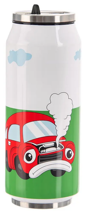 ORION TERMOSKA PLECHOVKA NEREZ AUTO V DVOCH FARBÁCH 0.4L 1KS