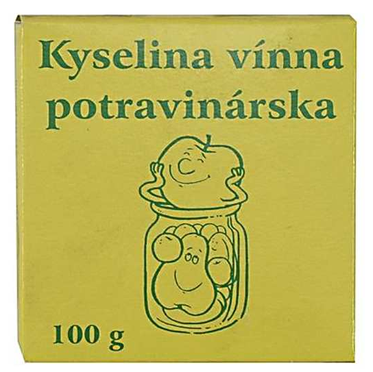 KYSELINA VÍNNA, POTRAVINÁRSKA 100G