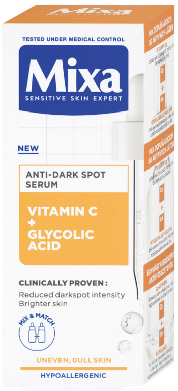 MIXA ANTI DARK SPOD SÉRUM VITAMIN C + GLYCOLIC ACID 30ML