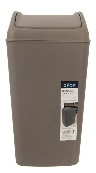 ORION ODPADKOVÝ KÔŠ UH WASTE KOLÍSKA 20L HNEDÁ