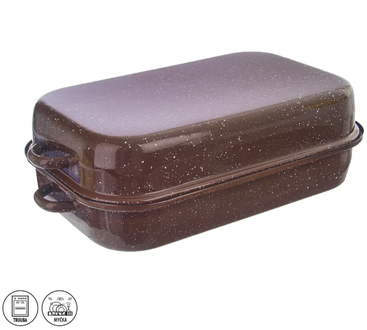ORION PEKÁČ SMALT BROWN 34,5X23 S VEKOM
