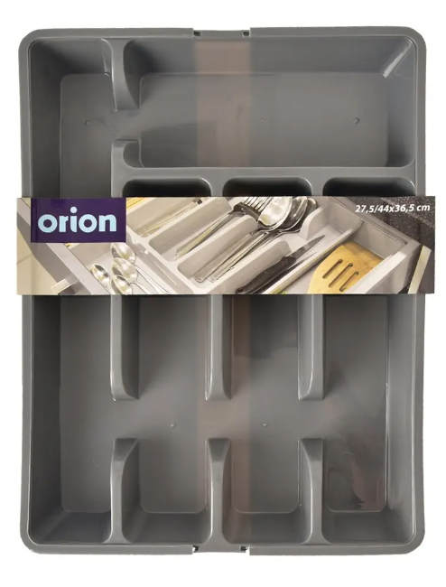 ORION PRÍBORNÍK UH POSUVNÝ 27,5/44X36,5X4,3CM ŠEDÝ