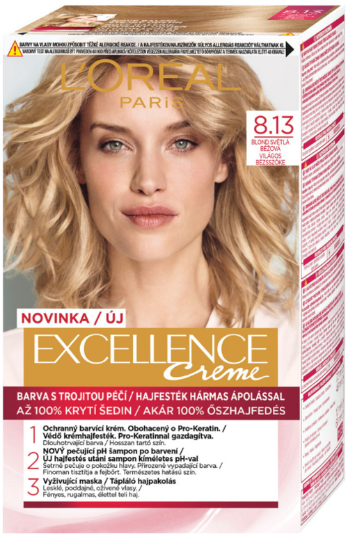 LOREAL EXCELLENCE BLOND SVETLÁ BÉŽOVÁ 8.13