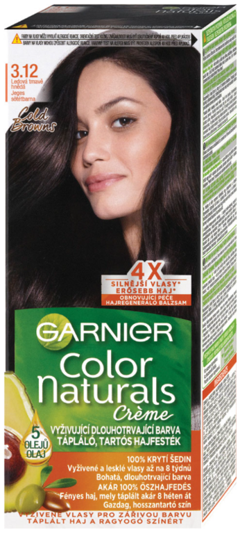 GARNIER COLOR NATURALS  3.12 ĽADOVÁ TMAVO HNEDÁ