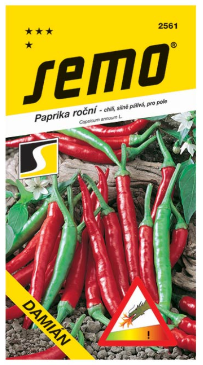 SEMO PAPRIKA CHILLI DAMIÁN ČERVENÁ 1 SÁČOK  0,4G