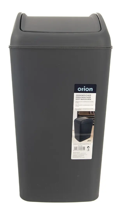 ORION ODPADKOVÝ KÔŠ UH WASTE KOLÍSKA 20L ŠEDÁ