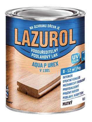LAZUROL AQUA P UREX MAT V 1301 PODLAHOVÝ LAK 0,6KG
