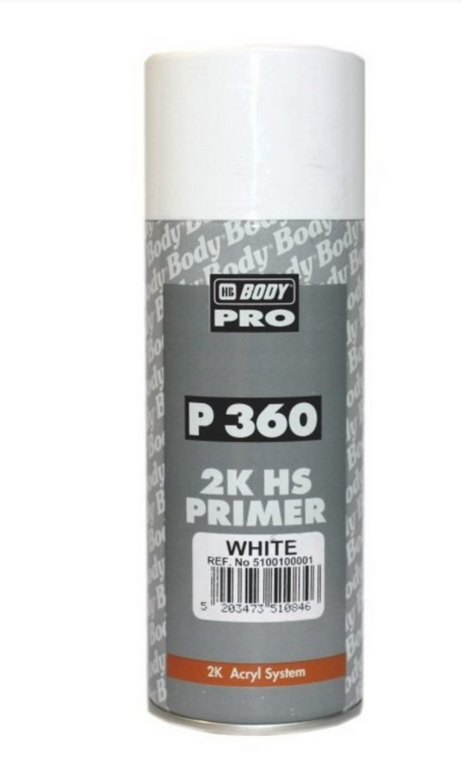 BODY 360 2K PRIMER SPRAY BIELY 400ML