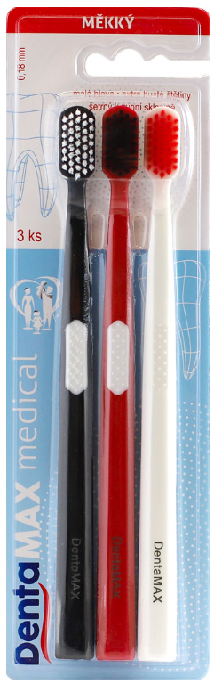 DENTAMAX ZUBNÉ KEFKY MEDICAL SOFT 3KS
