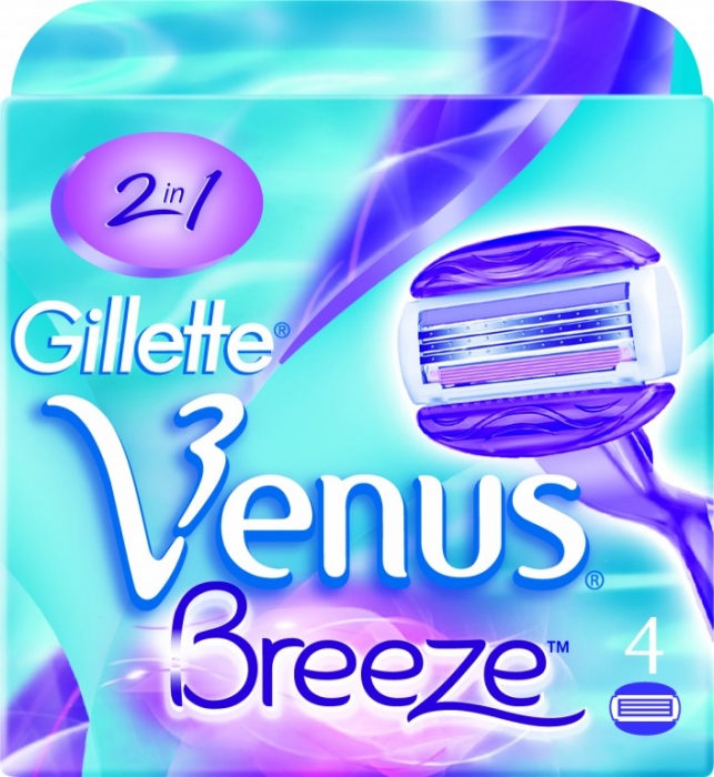 GILLETTE VENUS BREEZE HLAVICE 4 KS