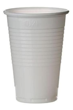 SADA POHÁROV BIELE 200ML 7.1-0149 12KS