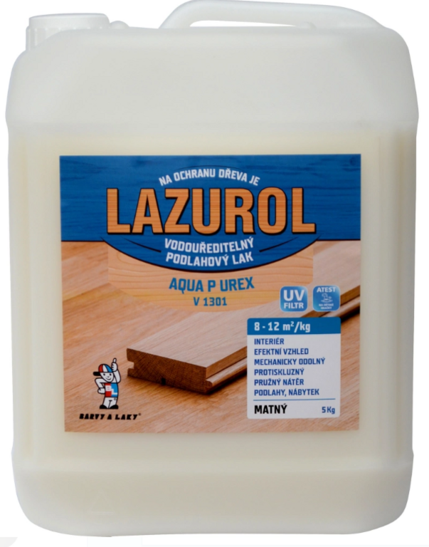 LAZUROL AQUA P UREX MAT V 1301 PODLAHOVÝ LAK 5KG