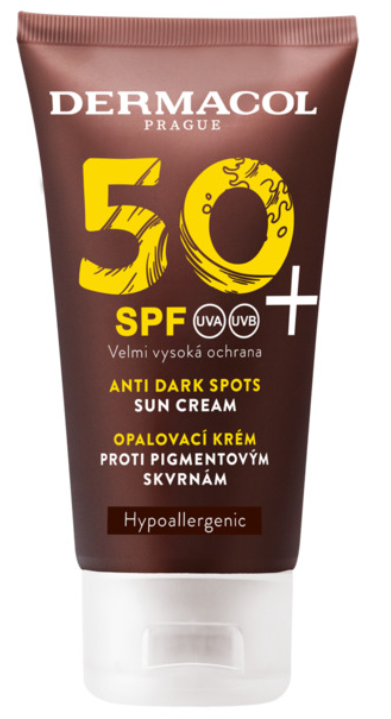 DERMACOL SUN OPAĽOVACÍ KRÉM SPF50+ PROTI PIGMENTOVÝM ŠKVRNÁM