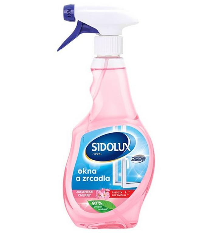 Sidolux Window Nano Code čistič na okná Japanese Cherry, 500 ml