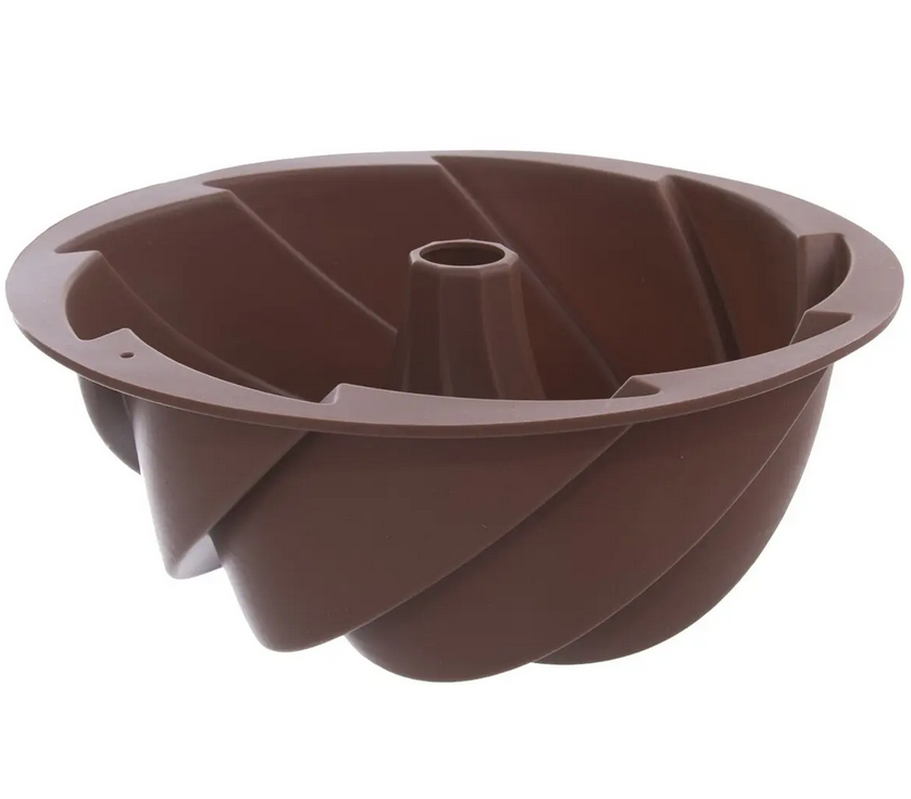 FORMA SILIKÓN BÁBOVKA FLOWER 23,5CM HNEDÁ