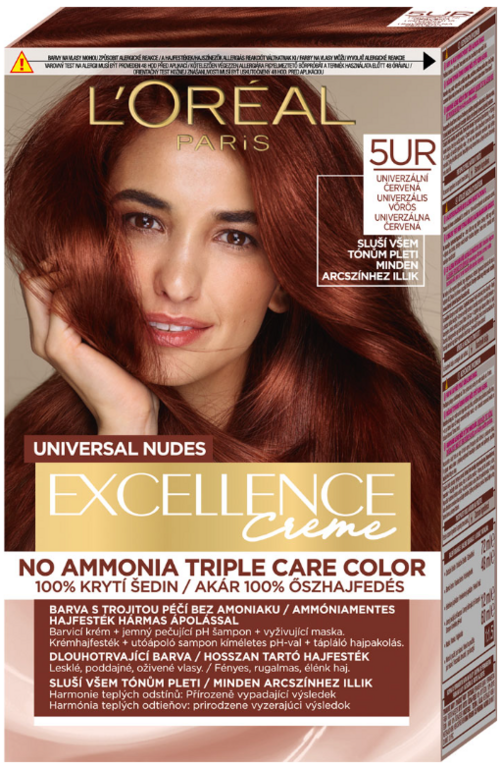 LOREAL PARIS EXCELLENCE CREME 5UR UNIVERZÁLNA ČERVENÁ