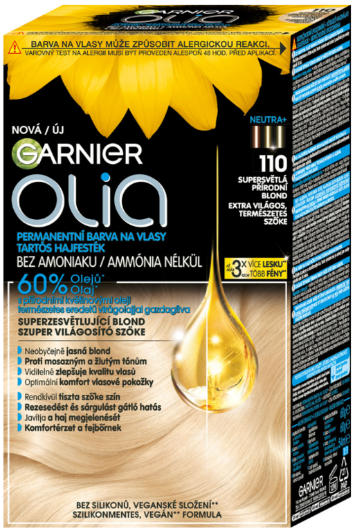 GARNIER OLIA 110 SUPERSVLETLÁ PRÍRODNÁ BLOND