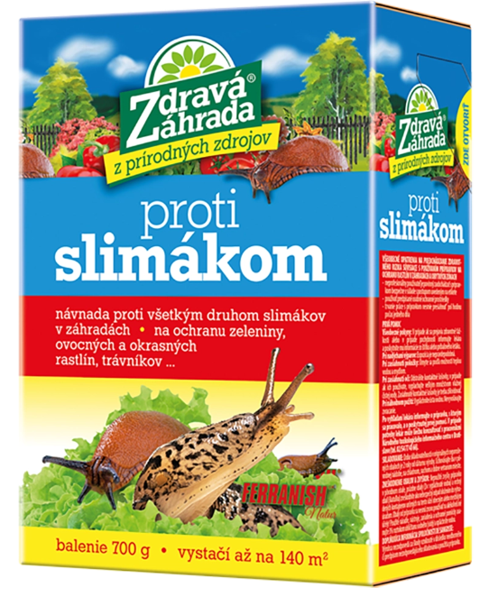 ZDRAVA ZÁHRADA FERRANISH NATUR NA SLIMÁKY 700G