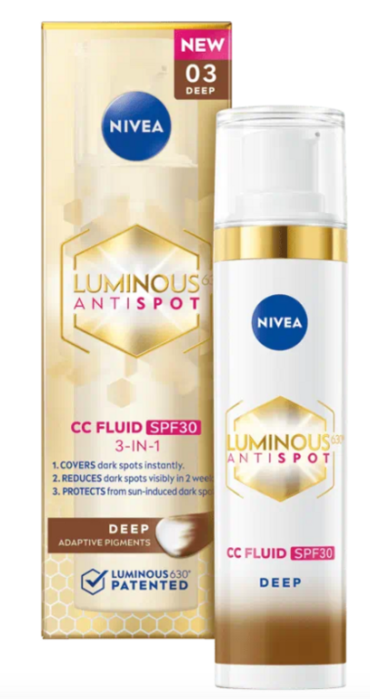 NIVEA CELLULAR LUMINOUS CC KRÉM TMAVÝ SPF 30 40ML
